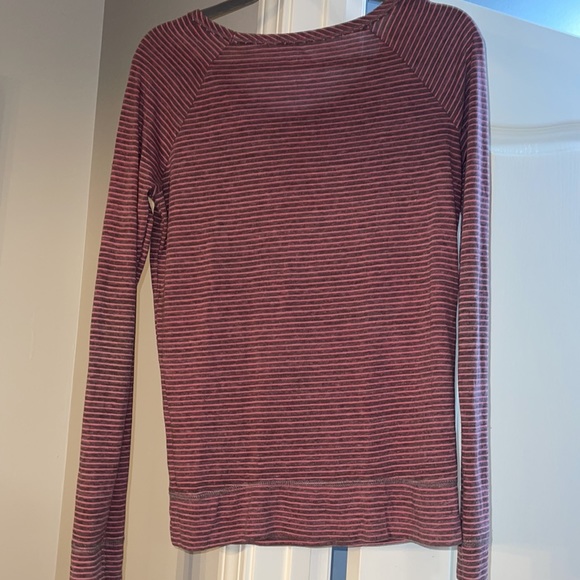 Gray and Pink Striped Tee - Picture 4 of 5